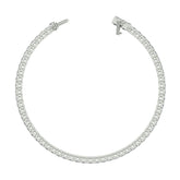 18k White Gold and Diamond Tennis measuring 7 inches length and total gold weight of 12.42g
